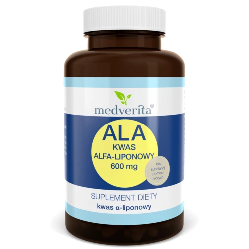 Medverita - ALA Kwas Alfa-liponowy 600 mg - 50 kapsułek